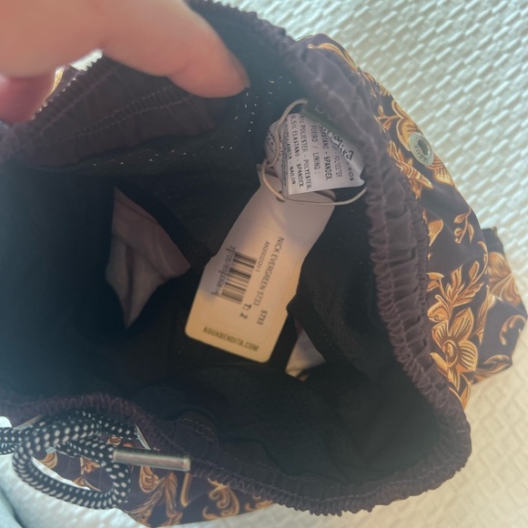 AGUA BENDITA BOYS SWIM SHORTS NICK EVERGREEN NWT - Picture 14 of 16